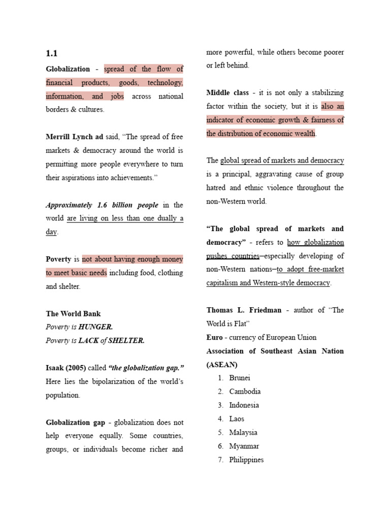 Globalization and the Industrial Revolution | PDF | Malaysia | Strait ...