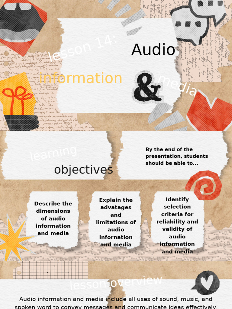 #14 Audio Information Media | PDF | Information | Podcast