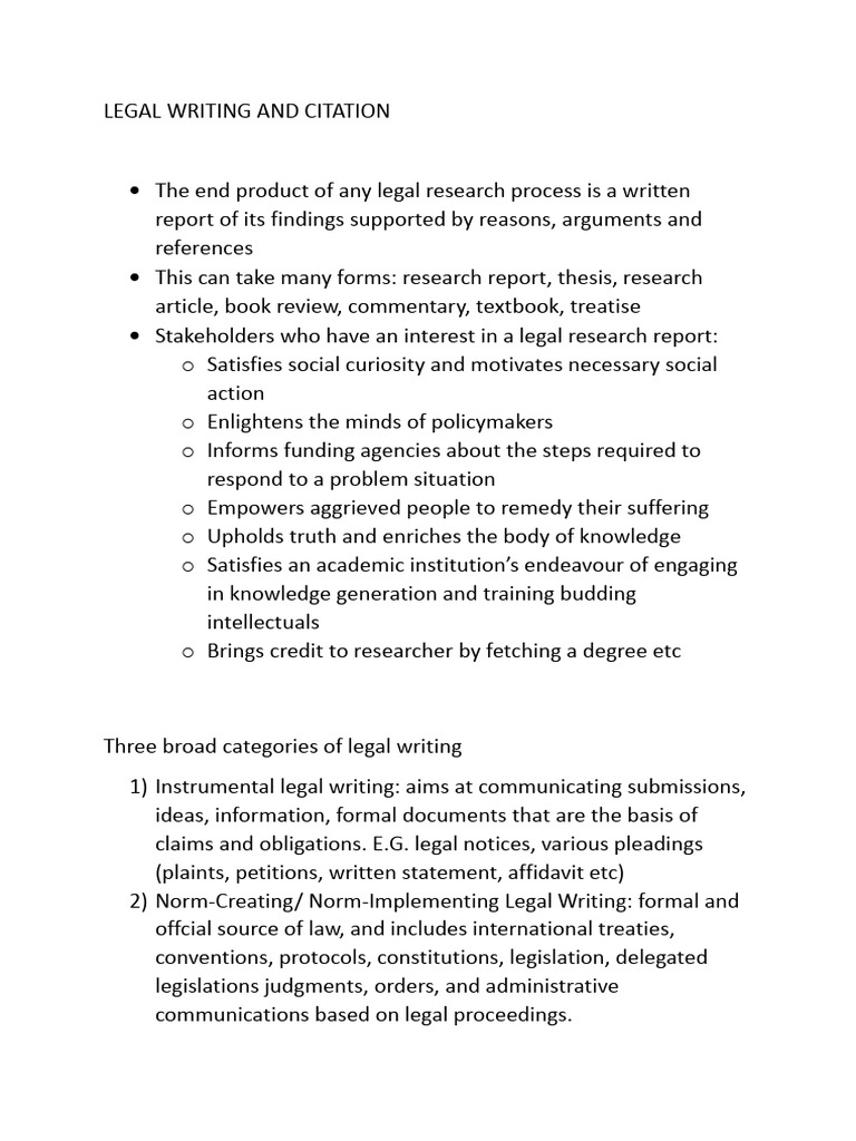 Legal Writing and Citation Guide | PDF | Libraries