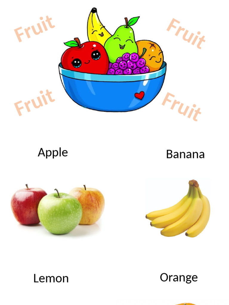 Fruit Preferences and Varieties | PDF