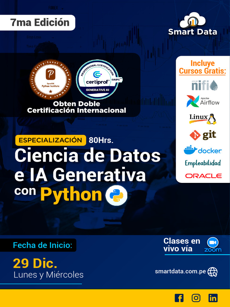 Curso de Ciencia de Datos y IA con Python | PDF | Aprendizaje ...