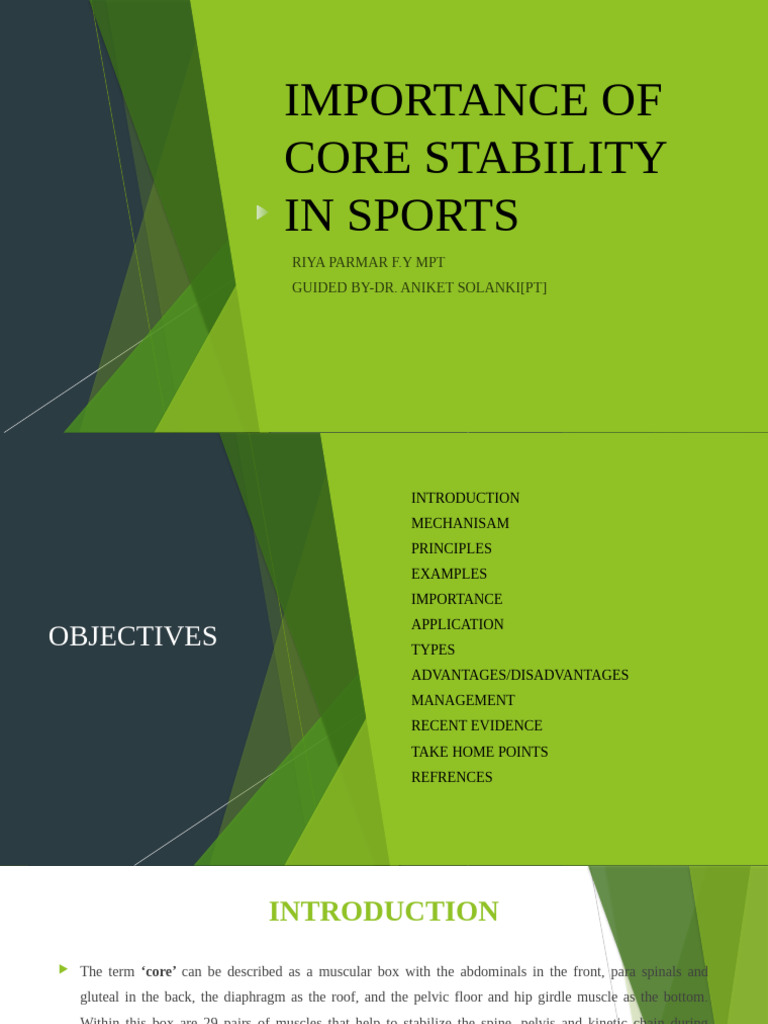 Core Stability's Role in Sports Performance | PDF | Pelvis | Balance ...
