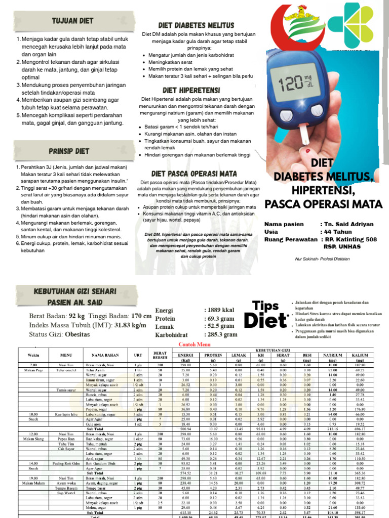 Leaflet Degenaratif DM Retinopatik | PDF