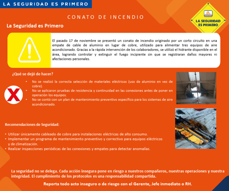 Conato de Incendio Kabah | PDF