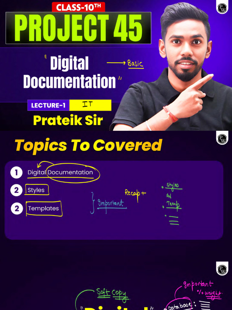 Digital Documentation 01 - Class Notes | PDF