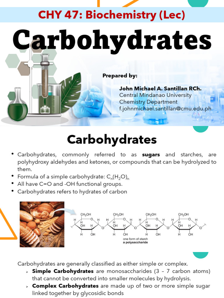 Understanding Carbohydrates: Types & Structures | PDF | Carbohydrates ...