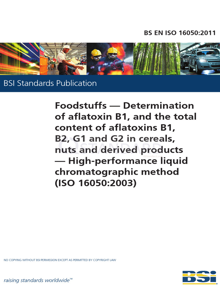 Aflatoxin Detection in Food Products | PDF | International Organization ...
