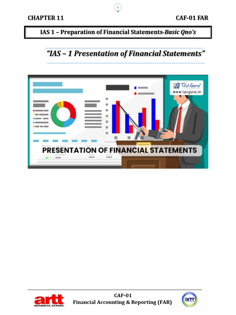 IAS 1 Financial Statements Overview | PDF | International Financial ...