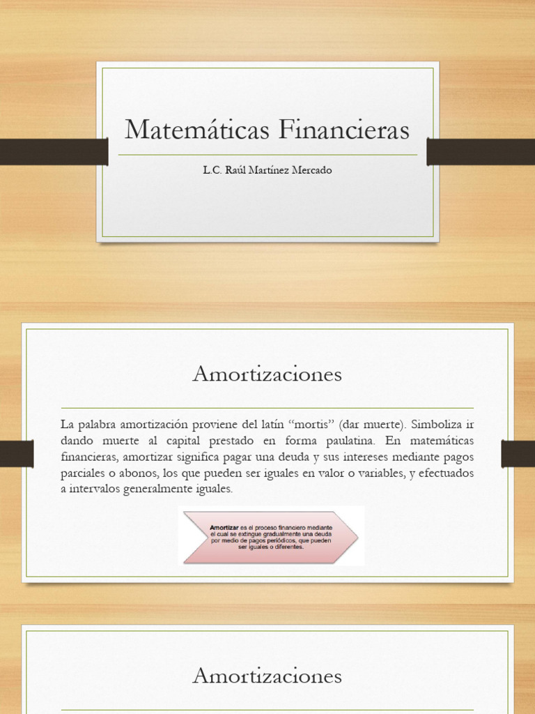 Matemáticas Financieras 4 | PDF | Interés | Economía política