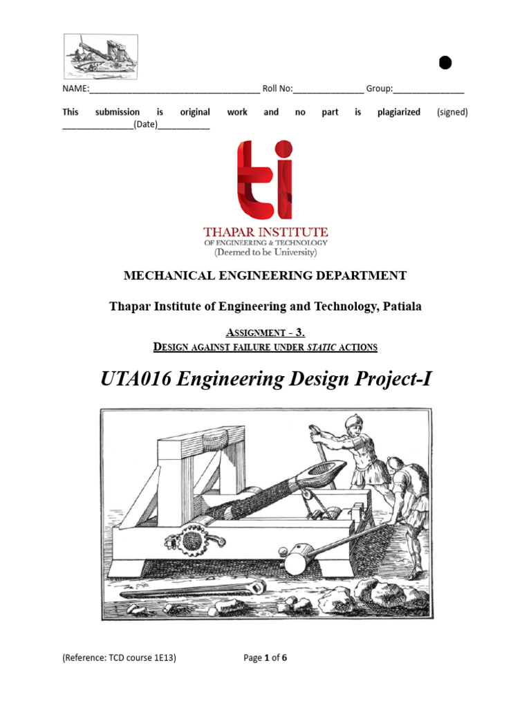 Assignment_3-1Assignment_2EngineeringDesignProjectThapar.docx | PDF ...