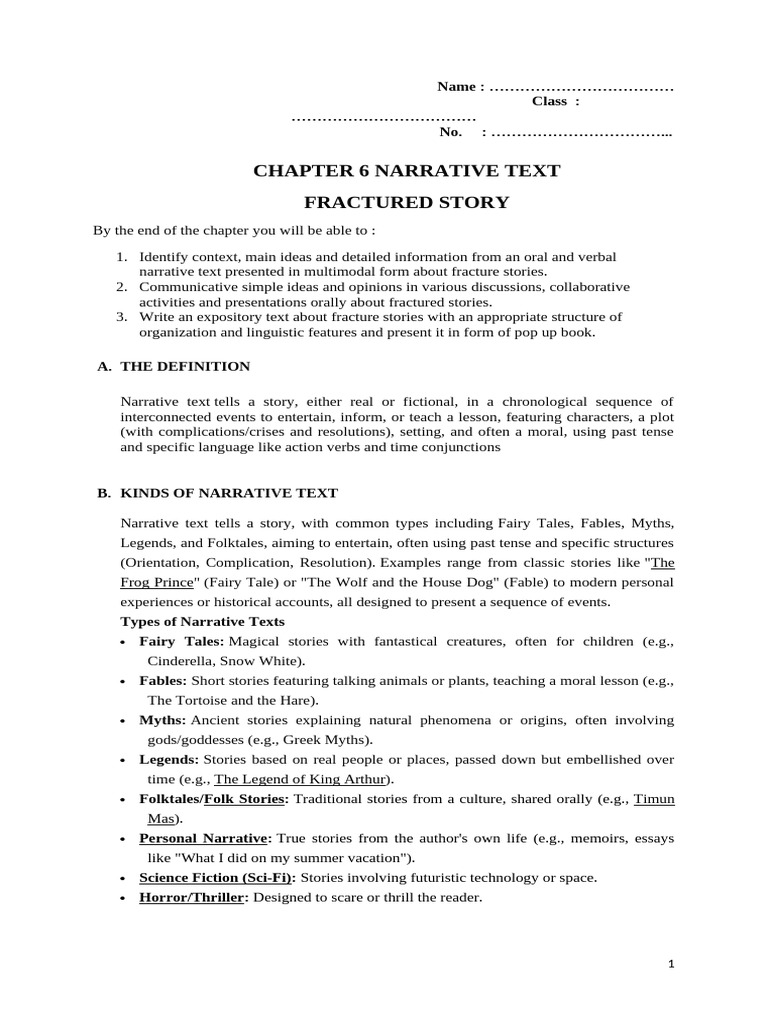 Understanding Fractured Narrative Texts | PDF | Verb | Narrative