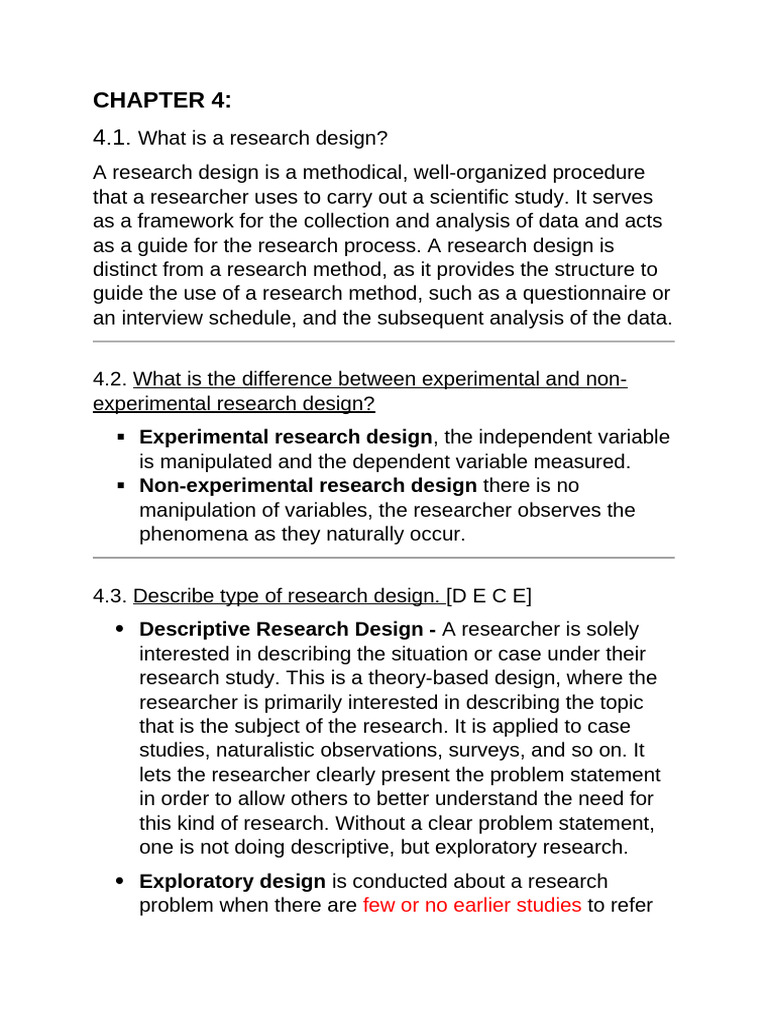 Understanding Research Design Types | PDF | Methodology | Hypothesis