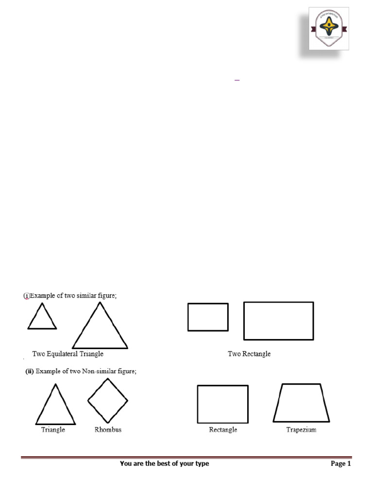 Maths NCERT Class 10 Triangles Solutions | PDF | Area | Triangle