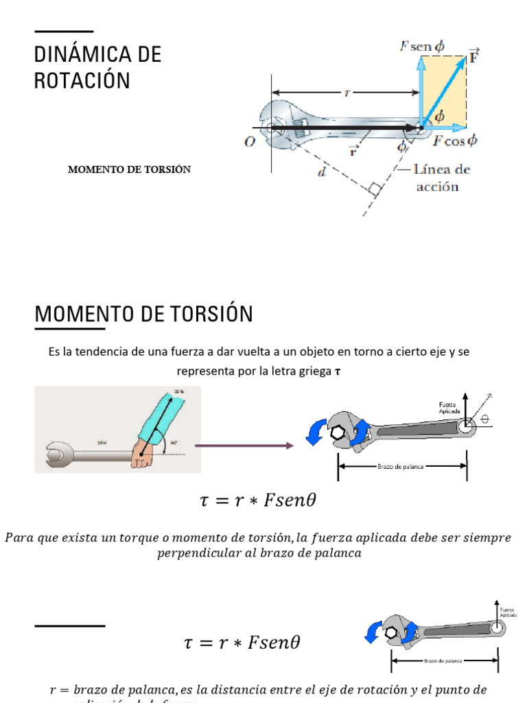 14 Momento de Torsión | PDF | Esfuerzo de torsión | Rotación