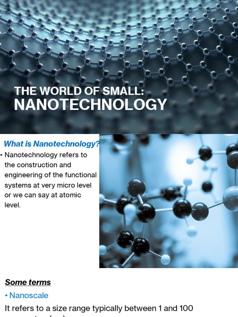 Exploring Nanotechnology: Applications & Tools | PDF | Nanotechnology ...