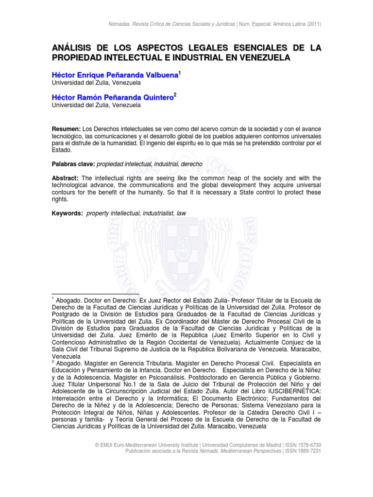 Propiedad Intelectual e Industrial | PDF | Patentar | Marca comercial