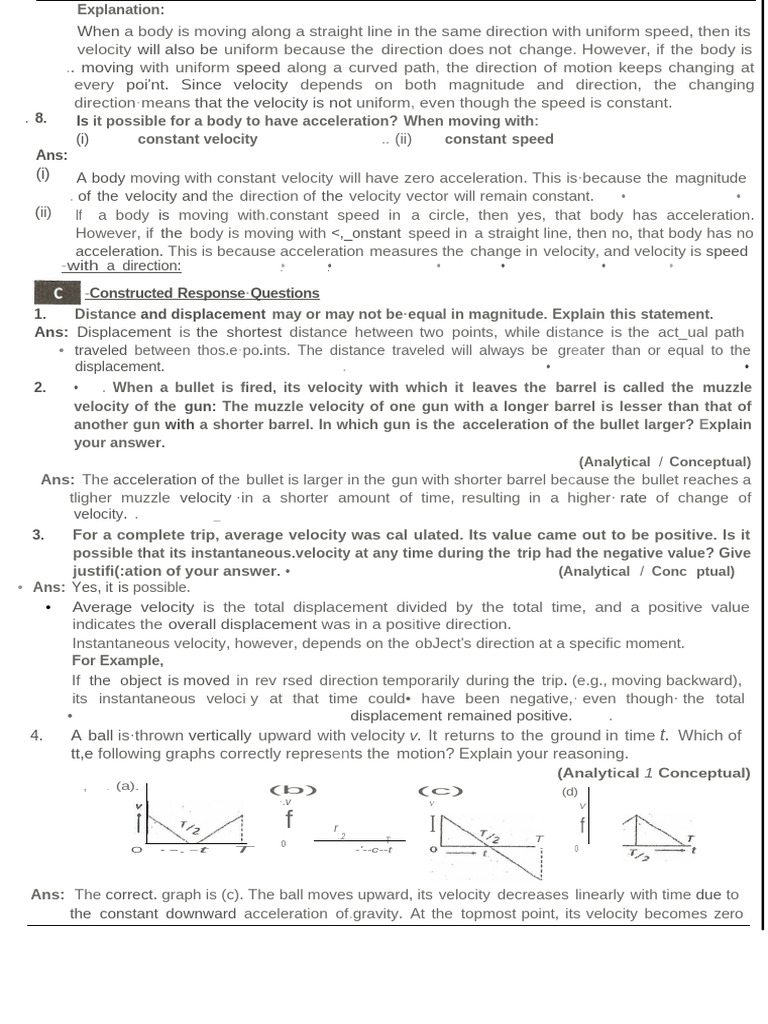 Understanding Velocity and Acceleration | PDF | Acceleration | Velocity