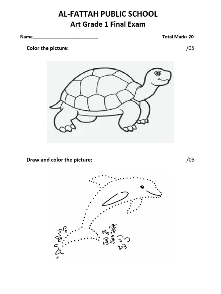 Class 1 Art Final Exam | PDF