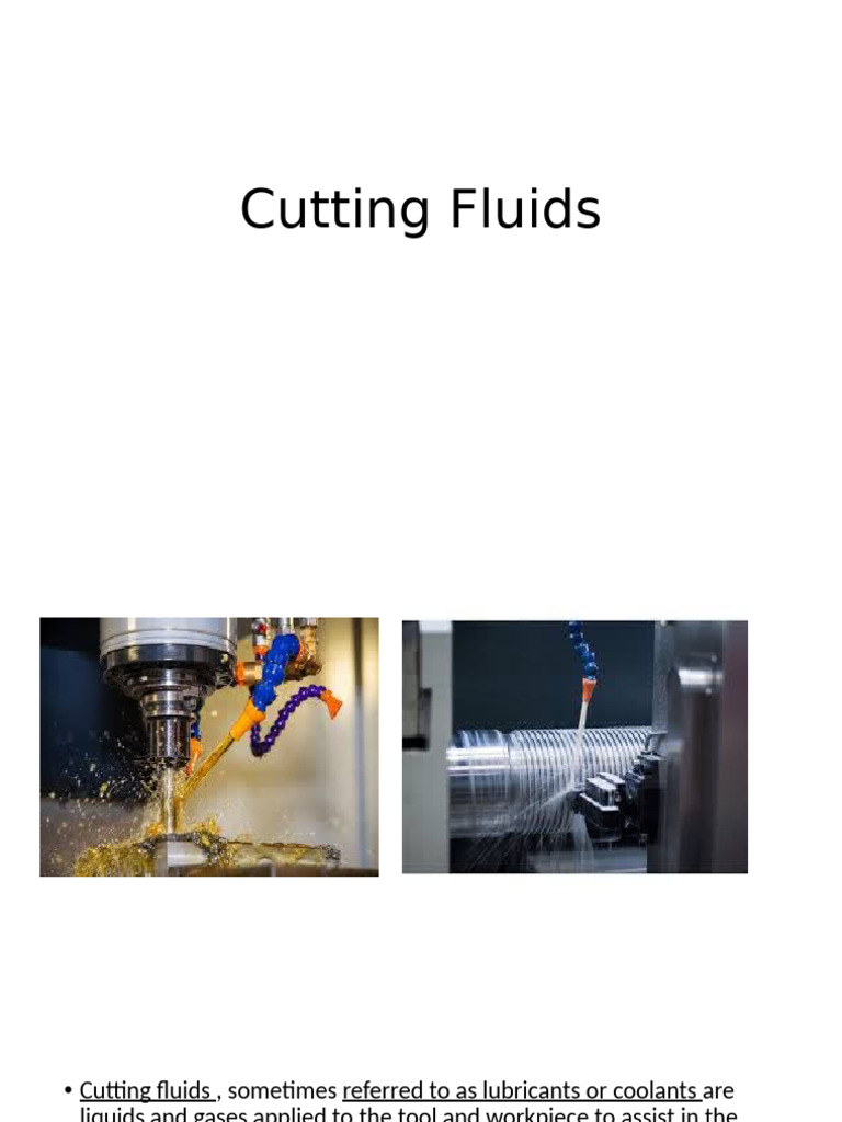 Essential Guide to Cutting Fluids | PDF