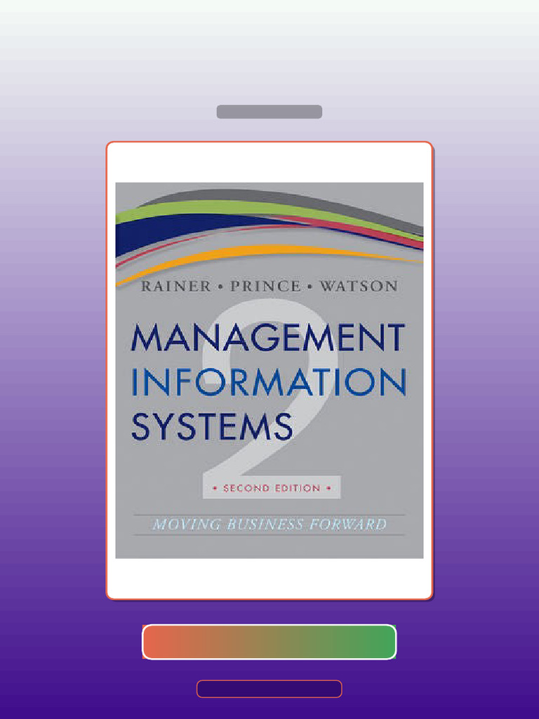 Test Bank for Management Information Systems 2E Rainer | PDF | E ...