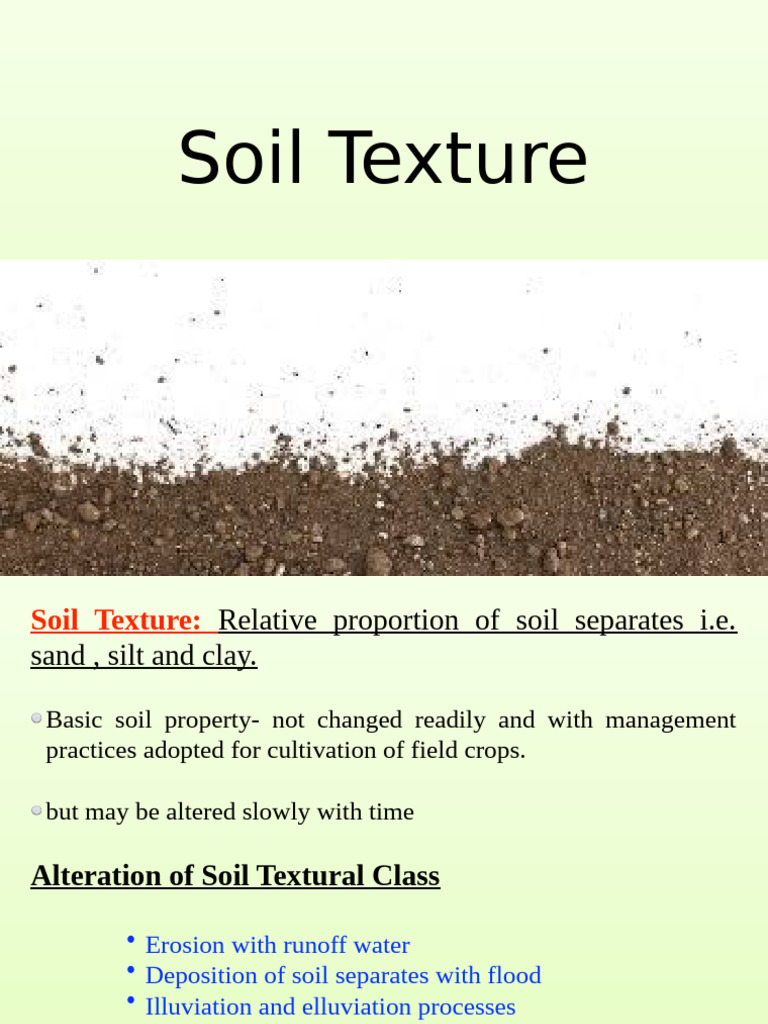 Understanding Soil Texture and Classification | PDF | Soil | Physical ...