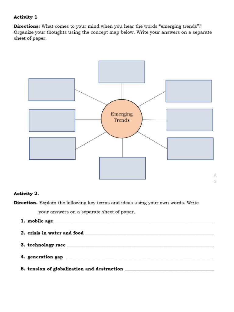 Understanding Emerging Trends Activities | PDF