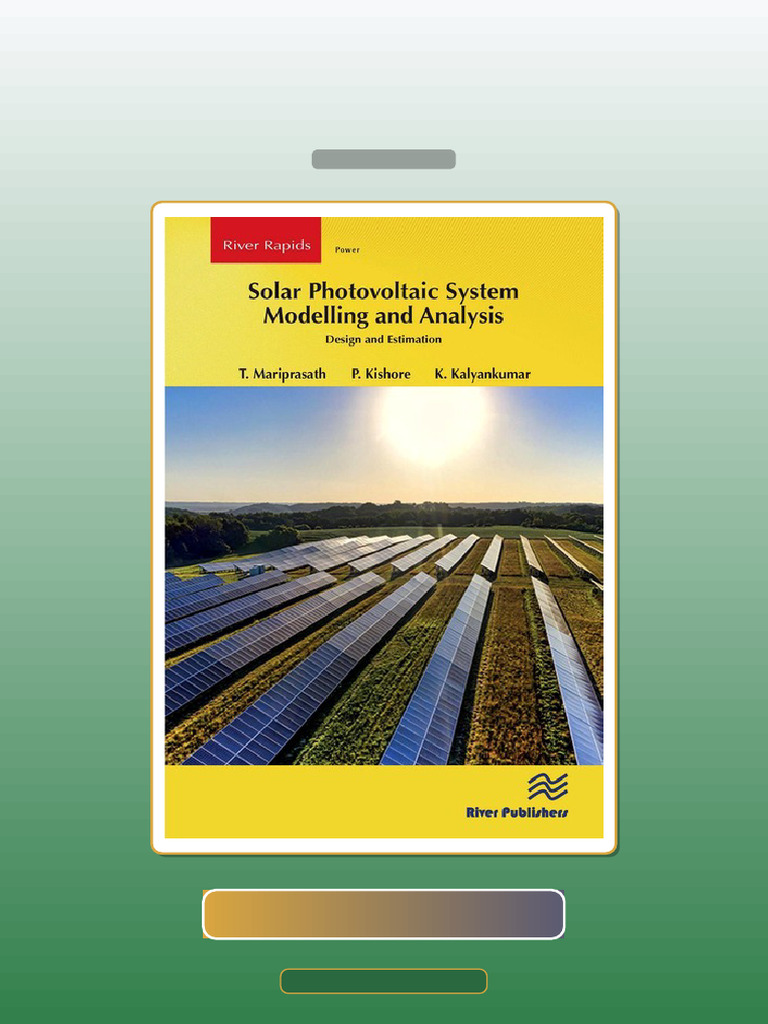Test Bank for Solar Photovoltaic System Modelling and Analysis Design ...