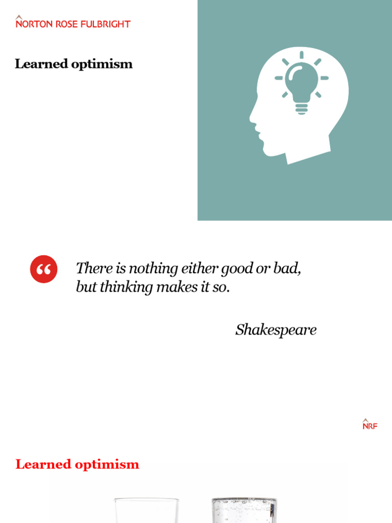 Mastering Learned Optimism Techniques | PDF | Optimism | Thought