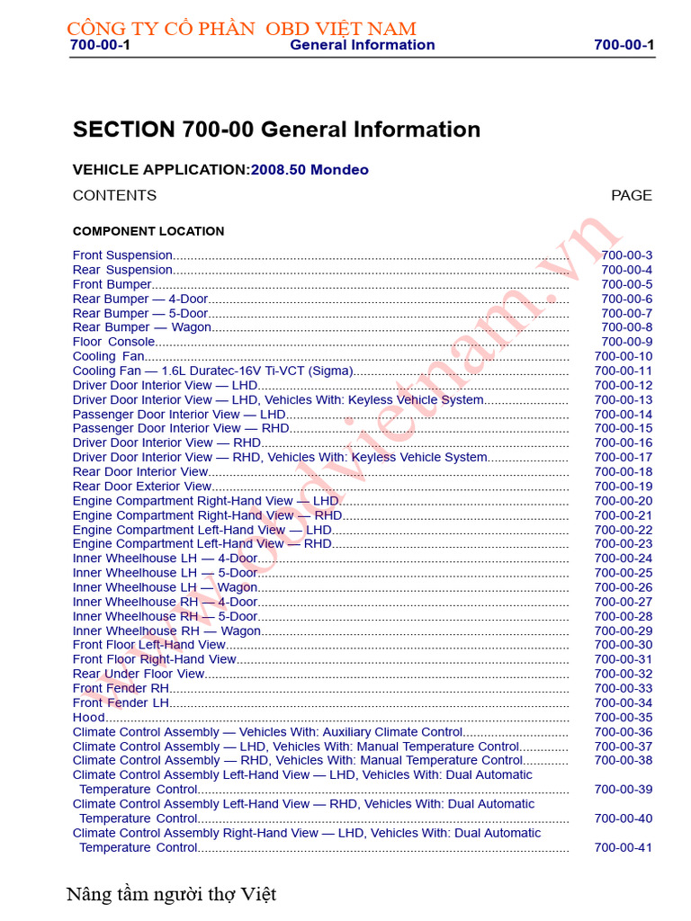 700_00 | PDF | Motor Vehicle | Land Vehicles