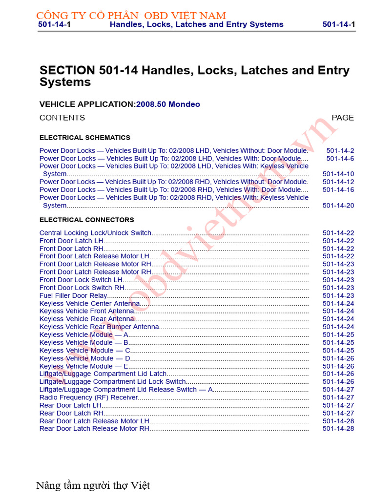 501_14 | PDF | Land Vehicles | Motor Vehicle