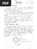 Structure of Atom Short Notes | PDF