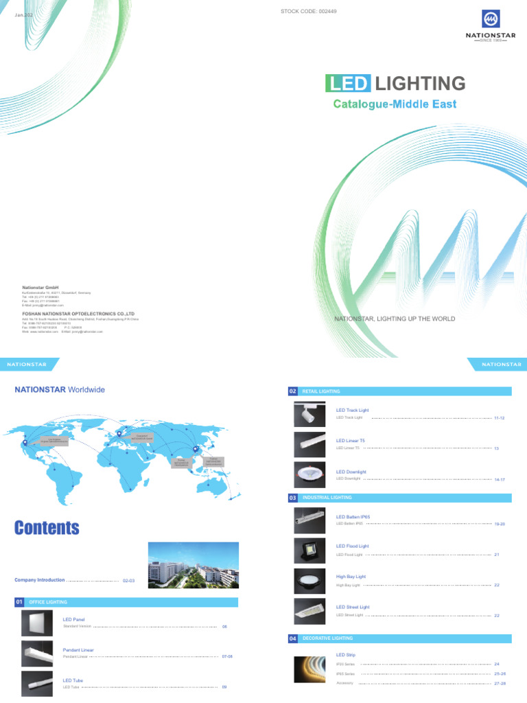 NationStar LED Lighting Products Overview | PDF | Lighting | Light
