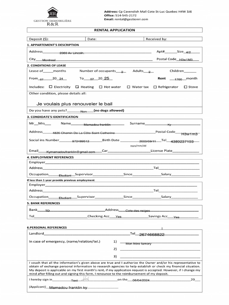 Revrentals Application 3 | PDF