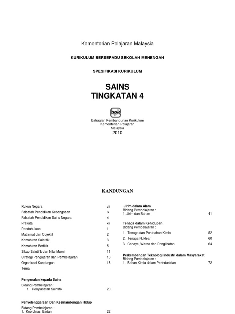 Sains Tingkatan4