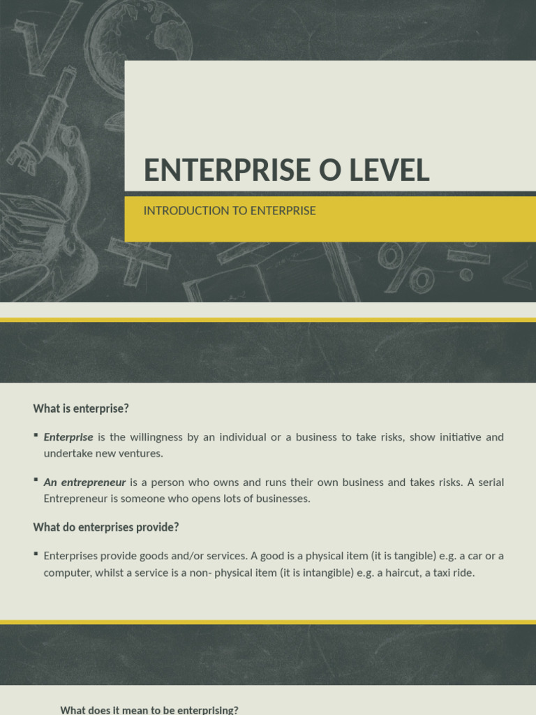 Understanding Enterprise and Entrepreneurship | PDF