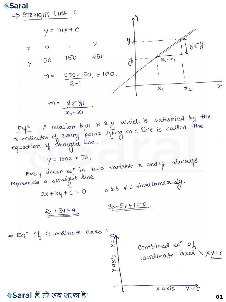 Straight Line | PDF