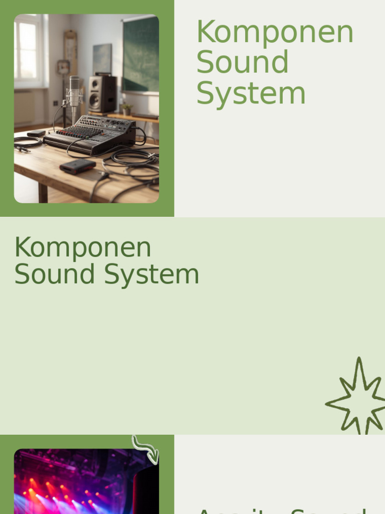 Essential Sound System Components Guide | PDF | Equalization (Audio ...
