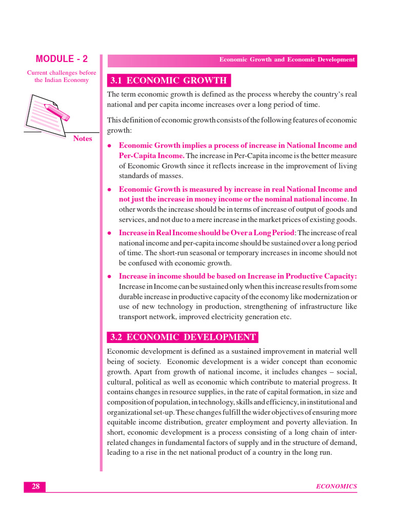 Economic Growth vs. Development in India | PDF | Economic Growth ...