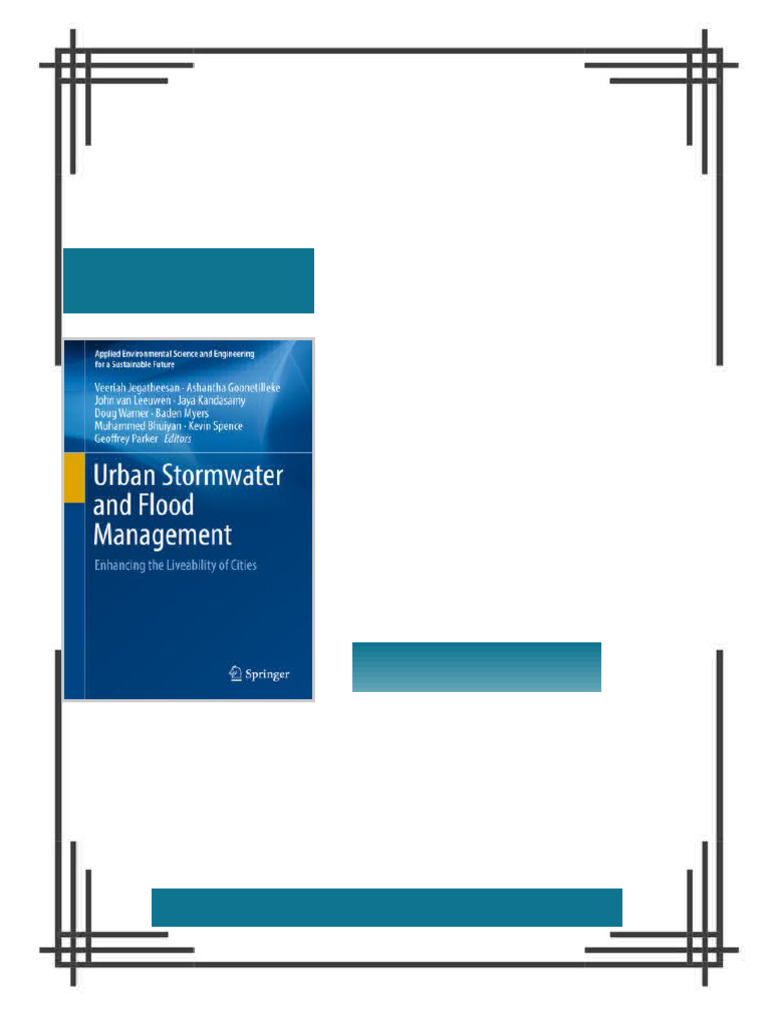 Urban Stormwater and Flood Management Enhancing the Liveability of ...