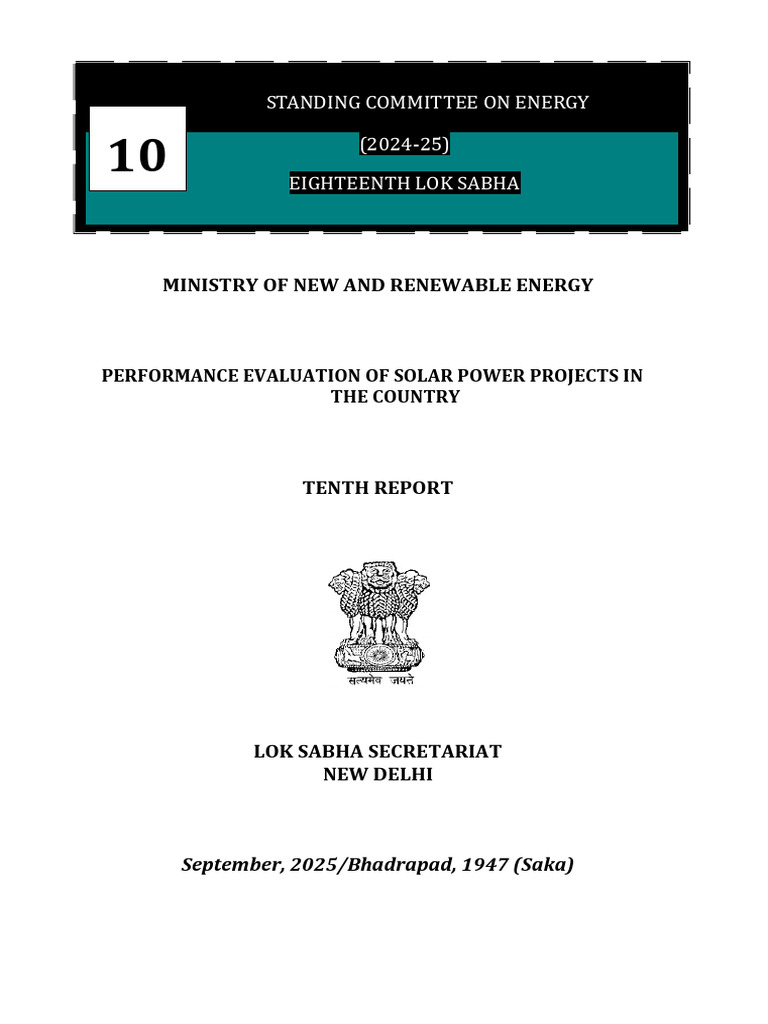 Solar Power Projects Performance Report | PDF | Photovoltaic System ...