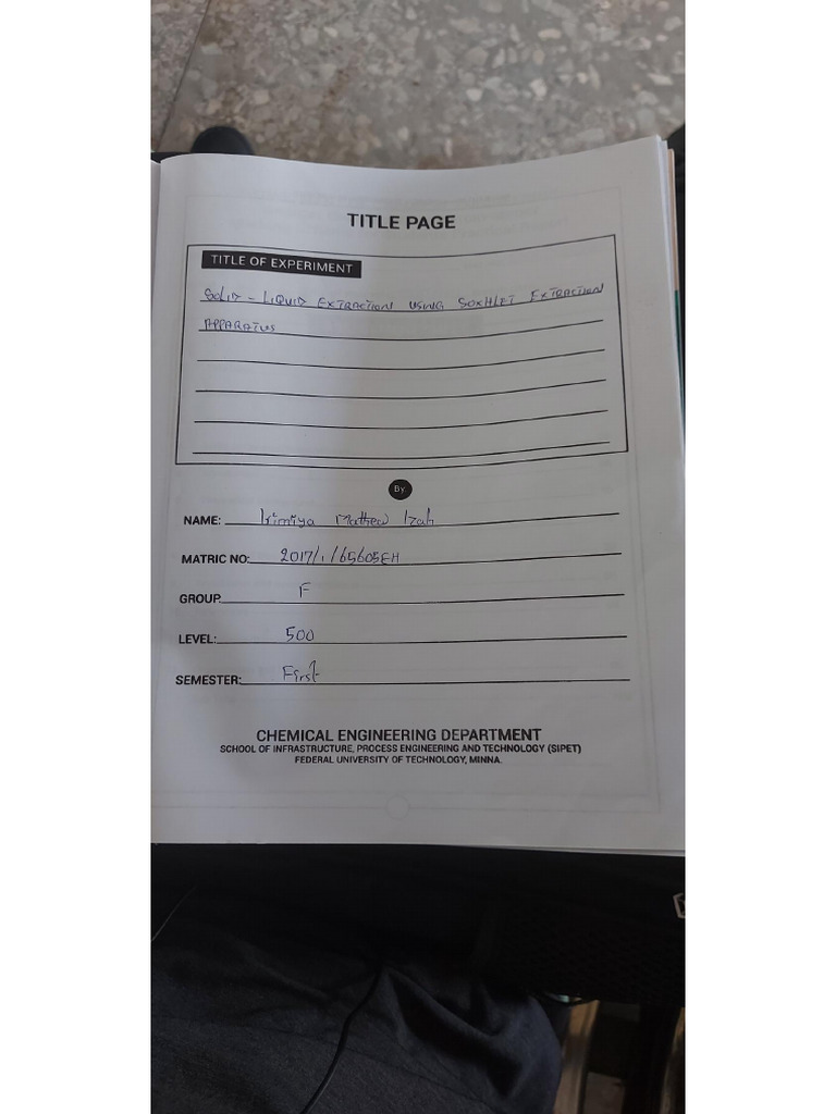 Solid Liquid Extraction | PDF
