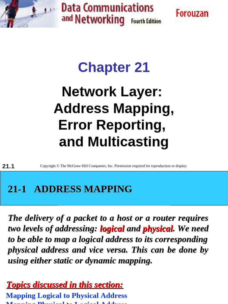 Network Layer Address Mapping Guide | PDF