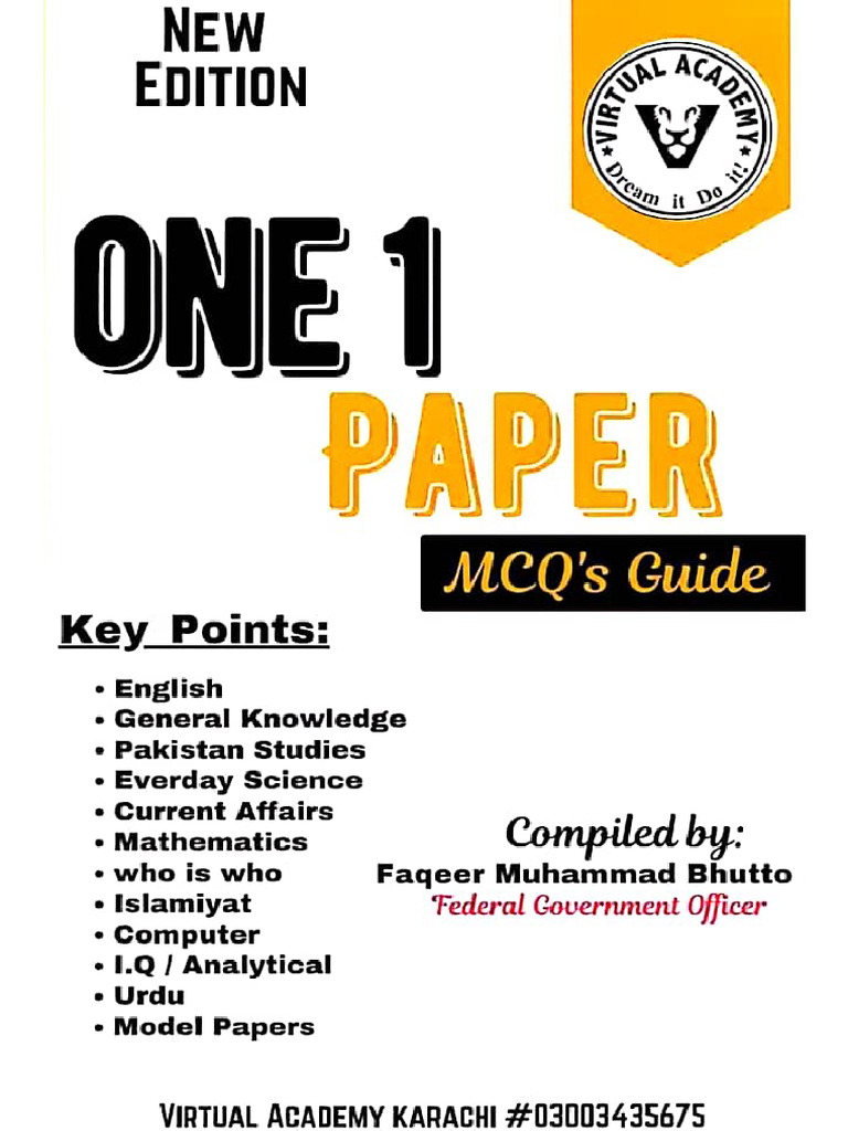 One Paper by Virtual Academy | PDF
