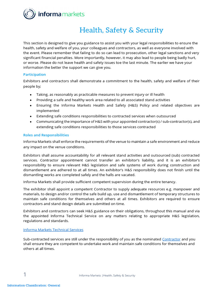 3. Health Safety & Security_WHXD26 | PDF | Occupational Safety And ...
