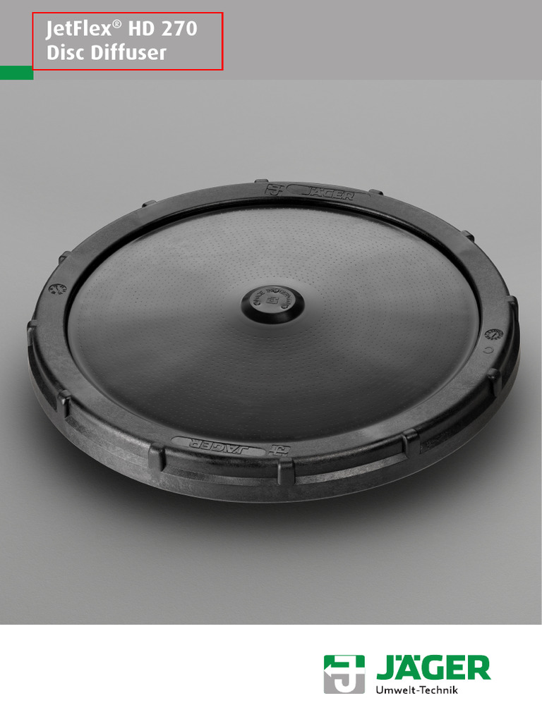 JetFlex® HD 270 Disc Diffuser Specs | PDF | Pipe (Fluid Conveyance ...