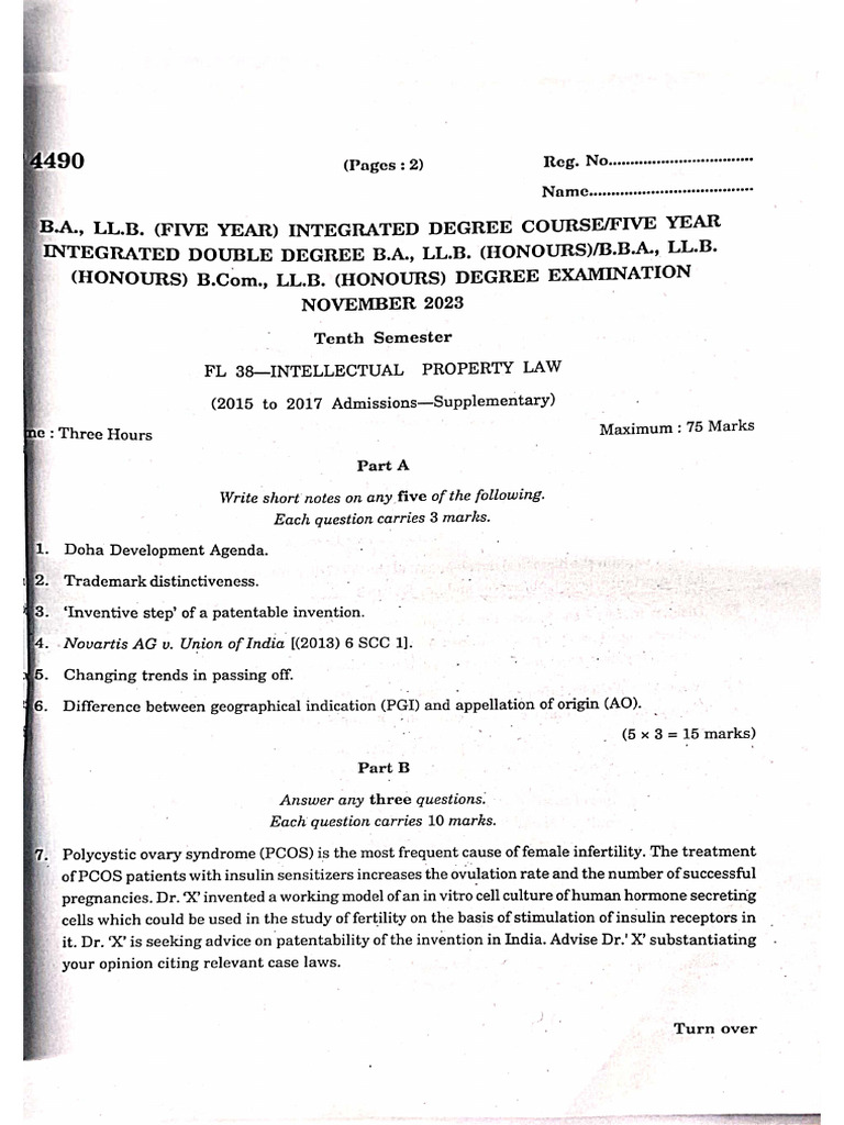 Ip Pyq | PDF
