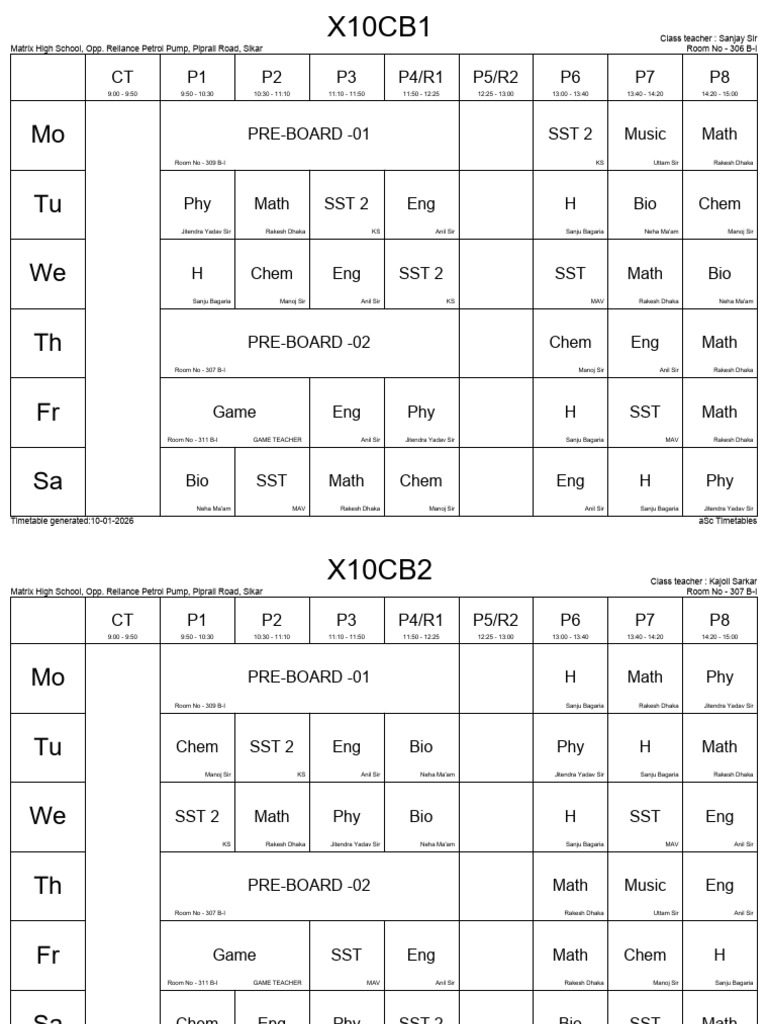 12 01 2025 Class Wise | PDF