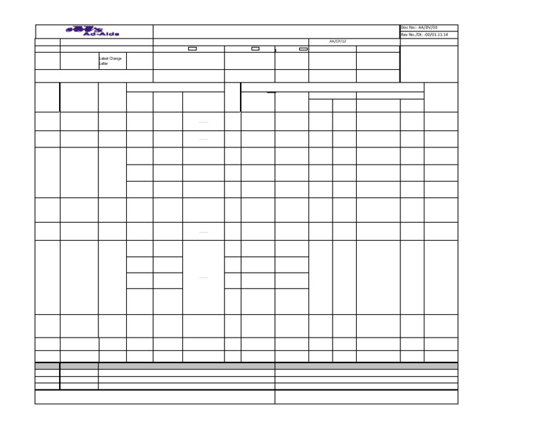 Control Plan | PDF