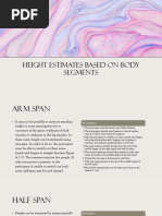 Estimating Height in Bedridden Patients | PDF | Musculoskeletal System ...