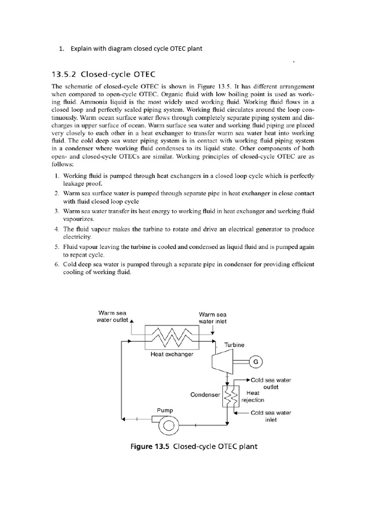 OTEC and Wave Energy Technologies Explained | PDF